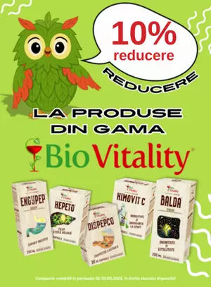 Promotie cu reducere 10% la Bio Vitality