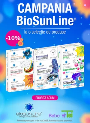 Promotie cu reducere 10% la BioSunLine