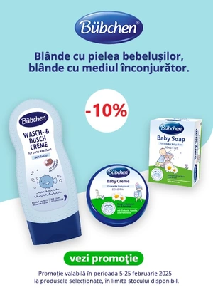 Promotie cu reducere 10% la Bubchen