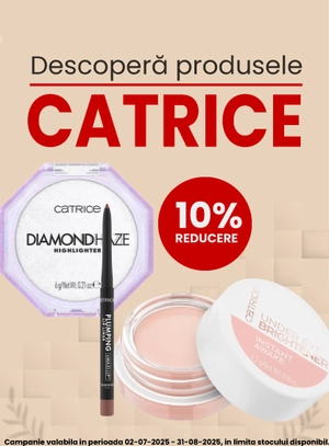 Promotie cu reducere 10% la Catrice
