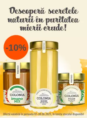 Promotie cu reducere 10% la Colonia