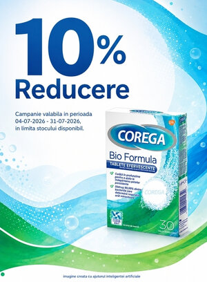 Promotie cu reducere 10% la Corega