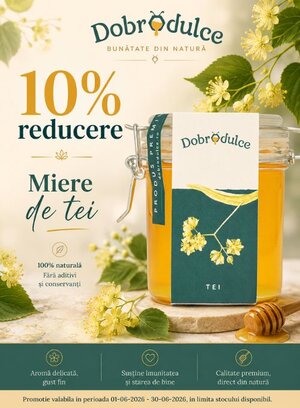 Promotie cu reducere 10% la Dobrodulce