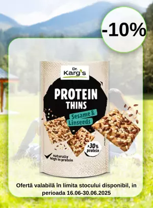 Promotie cu reducere 10% la Dr Karg`s si Policom