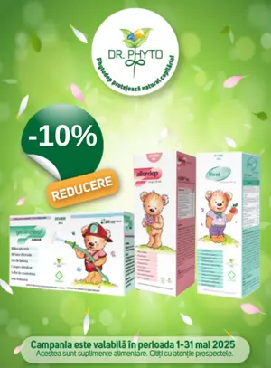 Promotie cu reducere 10% la Dr Phyto
