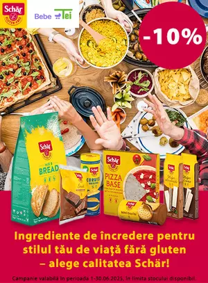 Promotie cu reducere 10% la Dr Schar