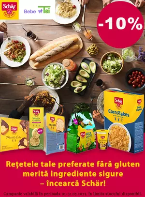 Promotie cu reducere 10% la Dr Schar