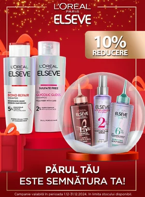 Promotie cu reducere 10% la Elseve