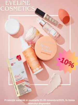 Promotie cu reducere 10% la Eveline
