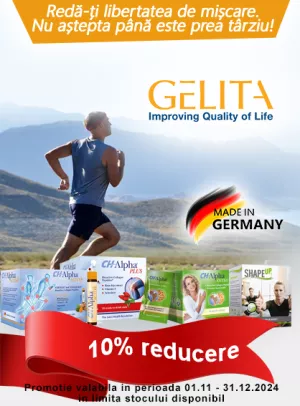 Promotie cu reducere 10% la Gelita