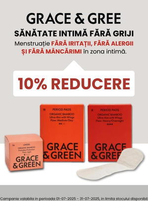Promotie cu reducere 10% la Grace & Green