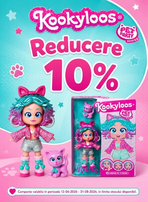 Promotie cu reducere 10% la Kookyloos