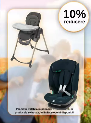 Promotie cu reducere 10% la Maxi Cosi