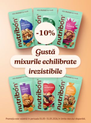 Promotie cu reducere 10% la Nutribon