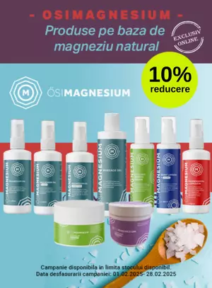 Promotie cu reducere 10% la Osimagnesium