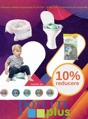 Promotie cu reducere 10% la Potette Plus