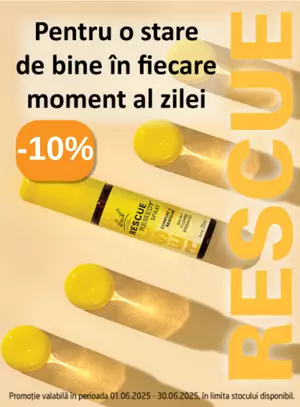 promotie cu reducere 10% la Rescue Remedy