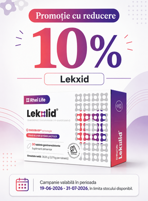 Promotie cu reducere 10% la Rhei Life