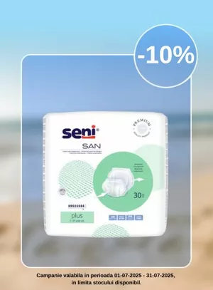 Promotie cu reducere 10% la Seni