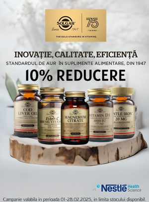 Promotie cu reducere 10% la Solgar