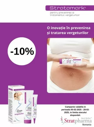 Promotie cu reducere 10% la Stratpharma