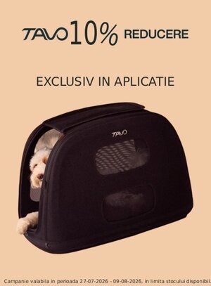 Promotie cu reducere 10% la Tavo Exclusiv in Aplicatie