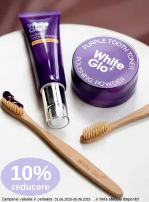 Promotie cu reducere 10% la White Glo
