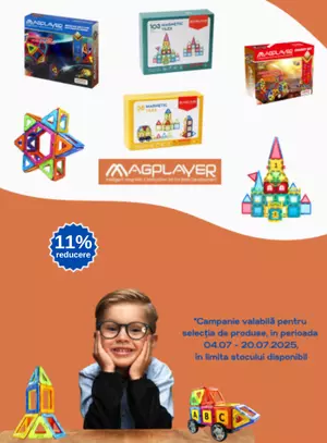 Promotie cu reducere 11% la Magplayer