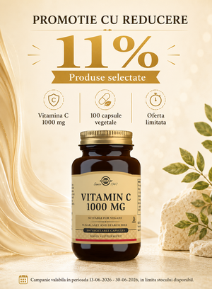 Promotie cu reducere 11% la Solgar
