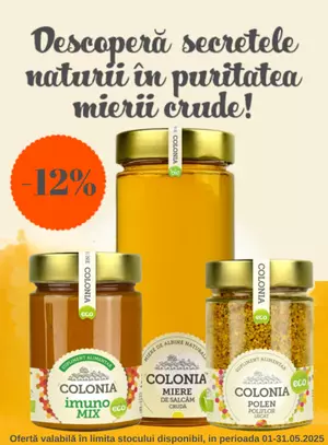 Promotie cu reducere 12% la Colonia