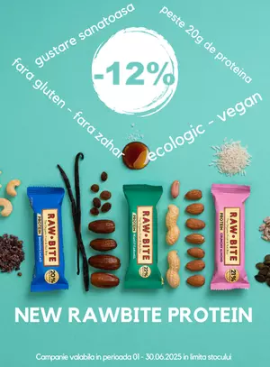 Promotie cu reducere 12% la Rawbite