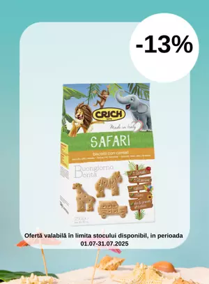 Promotie cu reducere 13% la Crich