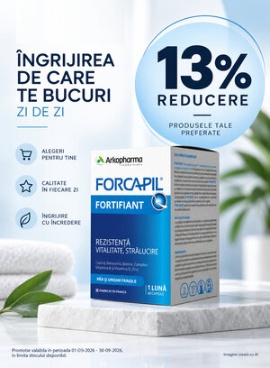 Promotie cu reducere 13% la Forcapil Fortifiant