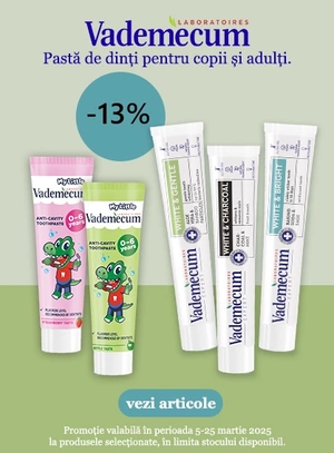 Promotie cu reducere 13% la Vademecum