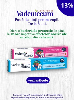 Promotie cu reducere 13% la Vademecum