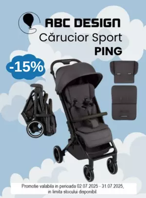 Promotie cu reducere 15% la ABC Design