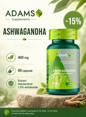 Promotie cu reducere 15% la Adams