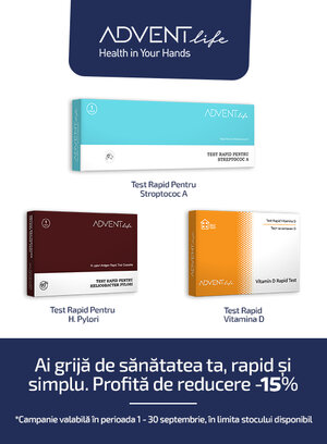 Promotie cu reducere 15% la Advent Life