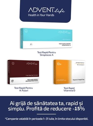 Promotie cu reducere 15% la Advent Life
