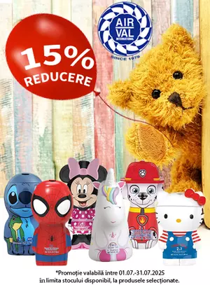 Promotie cu reducere 15% la Air-Val