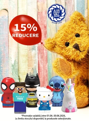 Promotie cu reducere 15% la Air-Val
