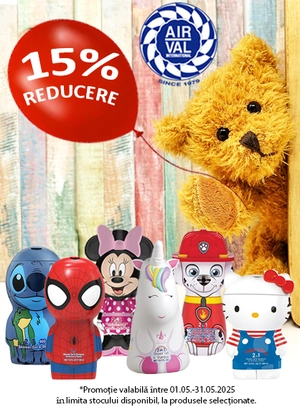 Promotie cu reducere 15% la Air Val