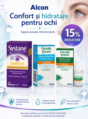 Promotie cu reducere 15% la Alcon