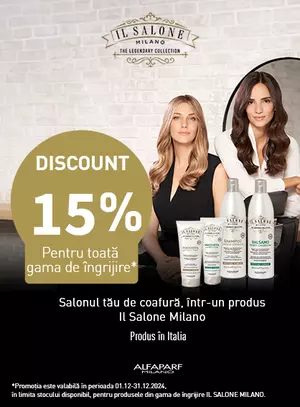 Promotie cu reducere 15% la Alfaparf