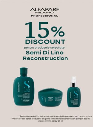 Promotie cu reducere 15% la Alfaparf Milano