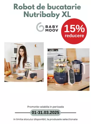 Promotie cu reducere 15% la Babymoov