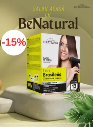Promotie cu reducere 15% la Be Natural