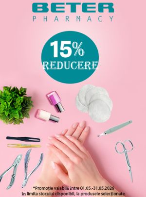 Promotie cu reducere 15% la Beter