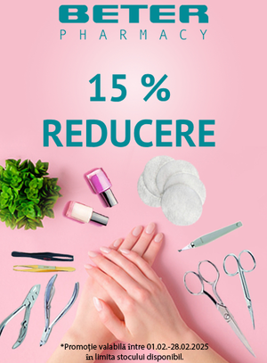 Promotie cu reducere 15% la Beter