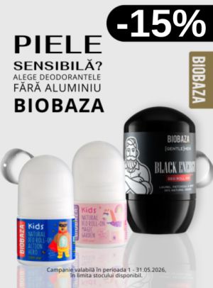 Promotie cu reducere 15% la Biobaza